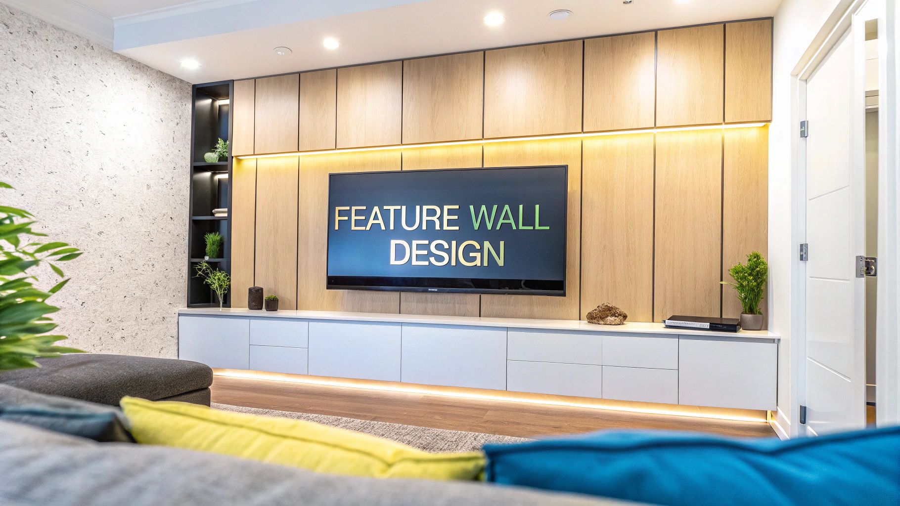 A Practical Guide to Designing Your TV Console Feature Wall